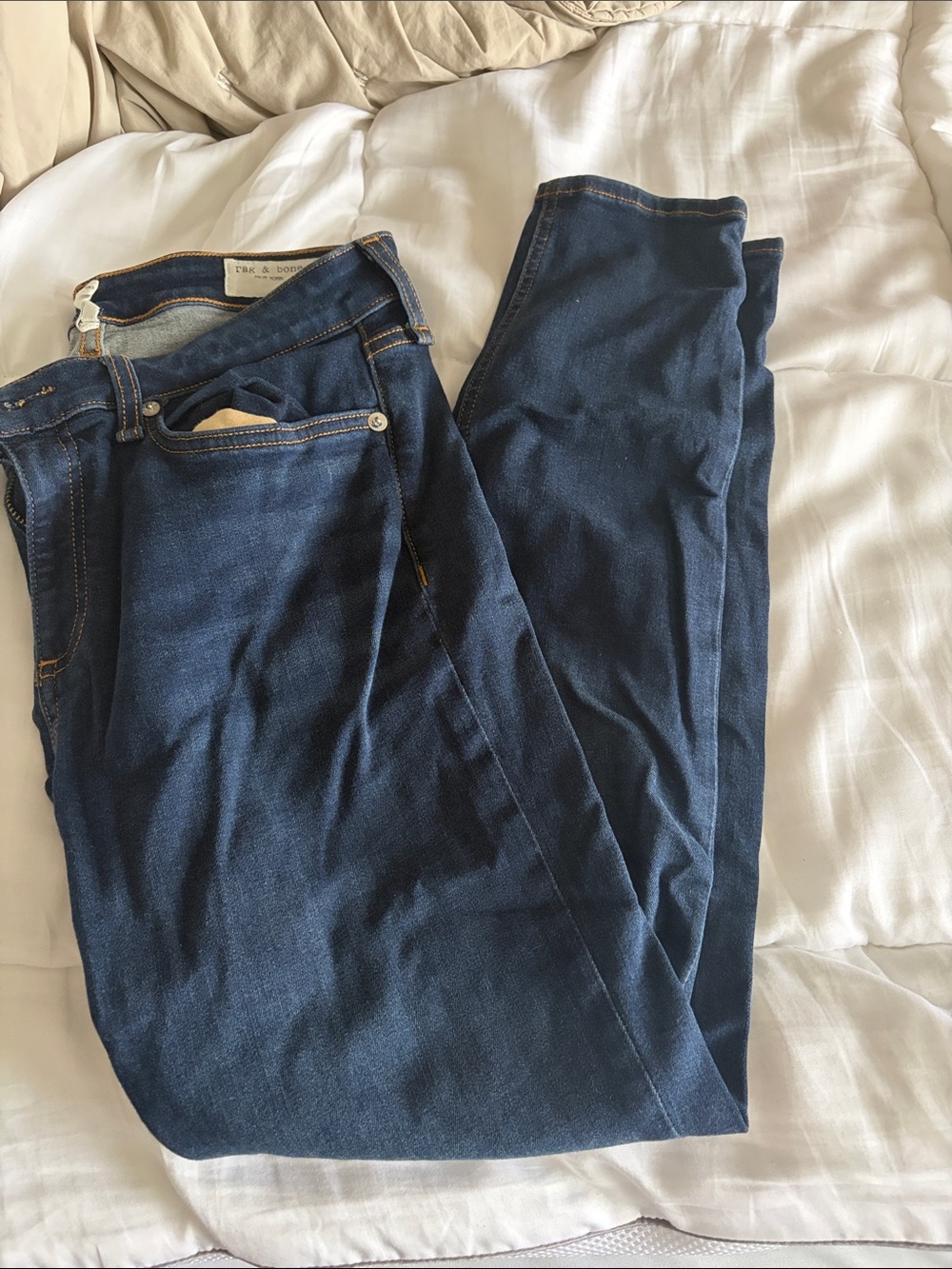 Rag & Bone Dark Blue Women’s Skinny Jeans - 28